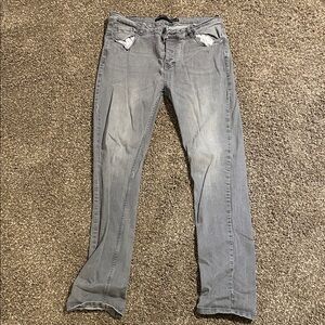 Denim&Co Classic Gray Stretch Jeans